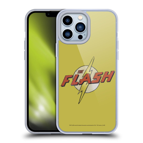 The Flash DC Comics Fast Fashion Logo Soft Gel Case for Apple iPhone 13 Pro Max