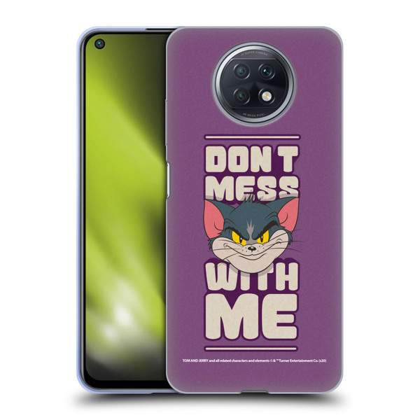 Tom and Jerry Typography Art Don't Mess With Me Soft Gel Case for Xiaomi Redmi Note 9T 5G