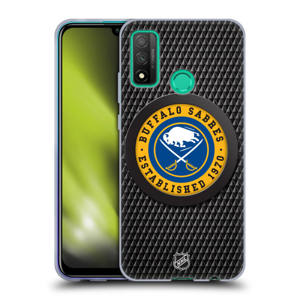 NHL Buffalo Sabres Puck Texture Soft Gel Case for Huawei P Smart (2020)