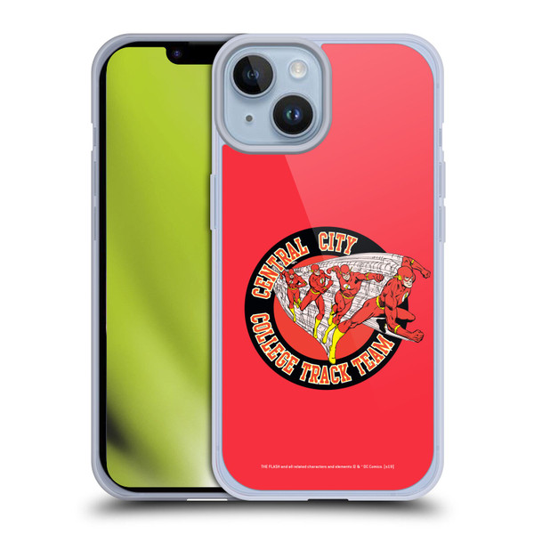 The Flash DC Comics Fast Fashion Central City Soft Gel Case for Apple iPhone 14