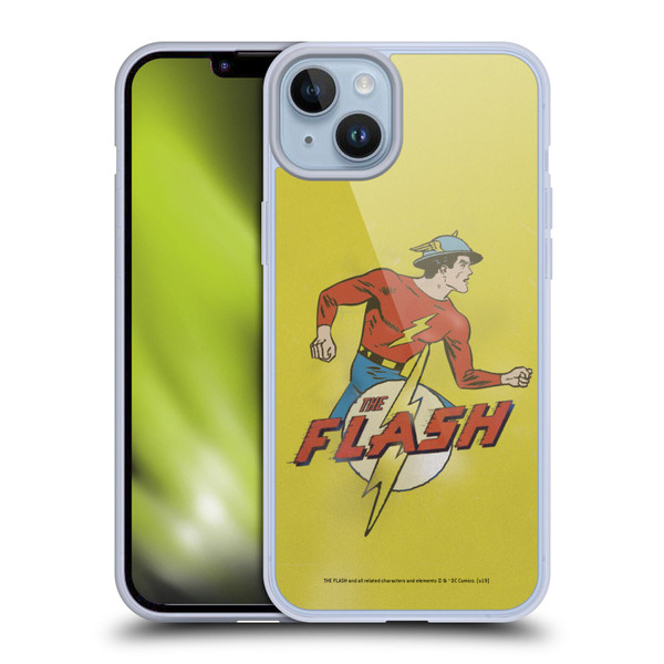 The Flash DC Comics Fast Fashion Jay Garrick Soft Gel Case for Apple iPhone 14 Plus