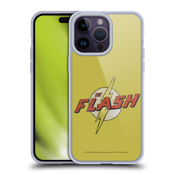 The Flash DC Comics Fast Fashion Logo Soft Gel Case for Apple iPhone 14 Pro Max