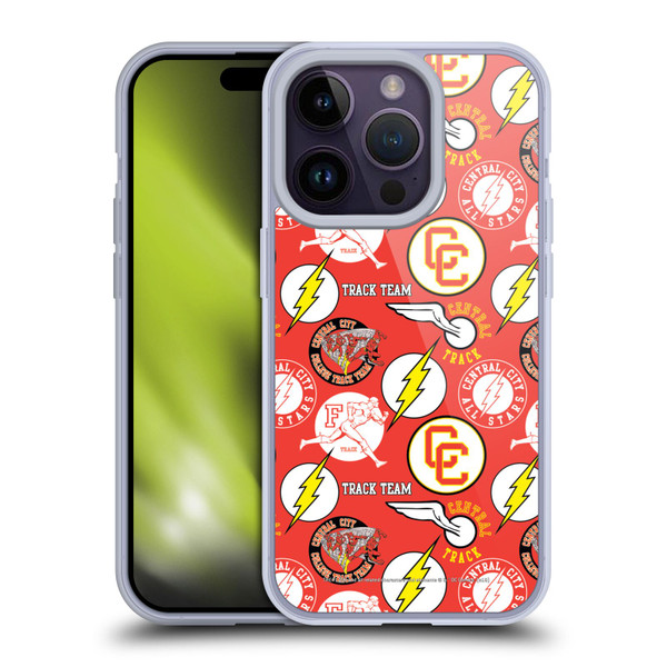 The Flash DC Comics Fast Fashion Pattern Soft Gel Case for Apple iPhone 14 Pro
