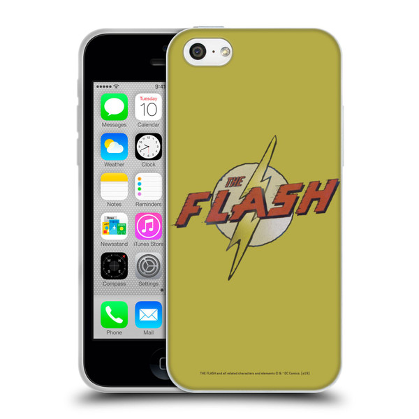 The Flash DC Comics Fast Fashion Logo Soft Gel Case for Apple iPhone 5c