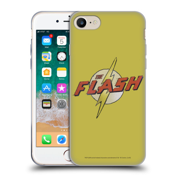 The Flash DC Comics Fast Fashion Logo Soft Gel Case for Apple iPhone 7 / 8 / SE 2020 & 2022