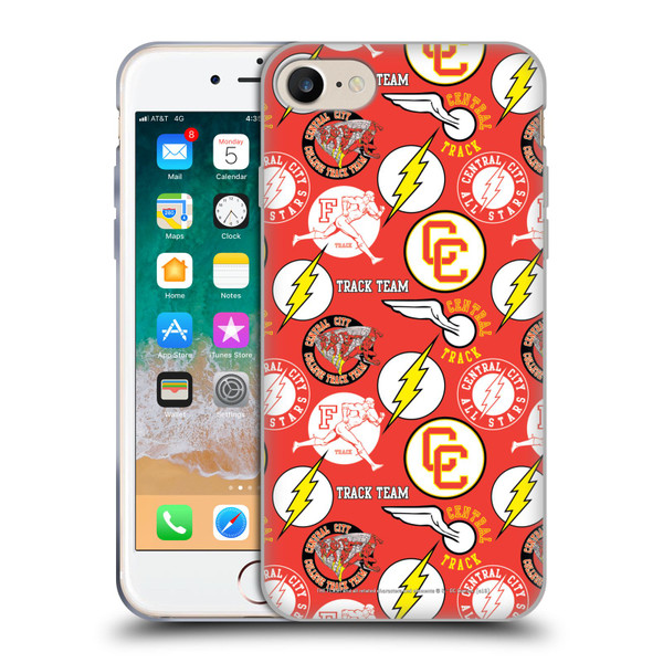 The Flash DC Comics Fast Fashion Pattern Soft Gel Case for Apple iPhone 7 / 8 / SE 2020 & 2022