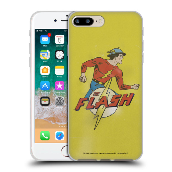 The Flash DC Comics Fast Fashion Jay Garrick Soft Gel Case for Apple iPhone 7 Plus / iPhone 8 Plus