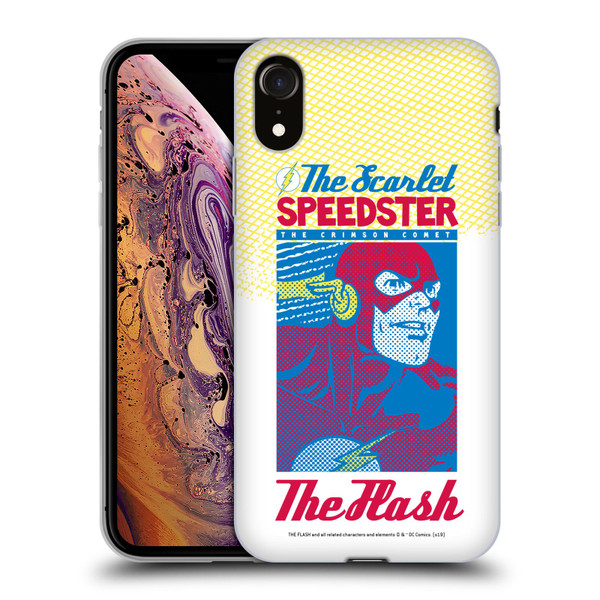 The Flash DC Comics Fast Fashion Scarlet Speedster Soft Gel Case for Apple iPhone XR