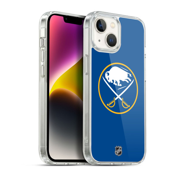 NHL Buffalo Sabres Plain Soft Gel Case for Apple iPhone 14