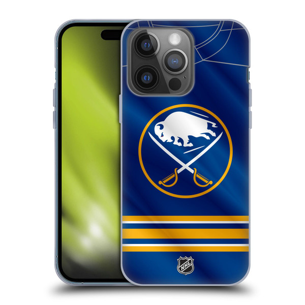 NHL Buffalo Sabres Jersey Soft Gel Case for Apple iPhone 14 Pro