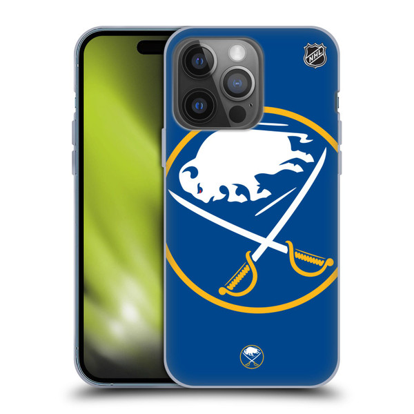 NHL Buffalo Sabres Oversized Soft Gel Case for Apple iPhone 14 Pro