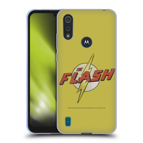 The Flash DC Comics Fast Fashion Logo Soft Gel Case for Motorola Moto E6s (2020)