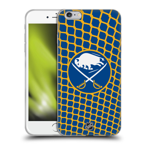 NHL Buffalo Sabres Net Pattern Soft Gel Case for Apple iPhone 6 Plus / iPhone 6s Plus