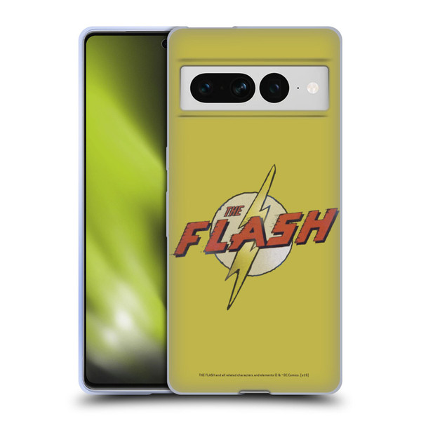 The Flash DC Comics Fast Fashion Logo Soft Gel Case for Google Pixel 7 Pro