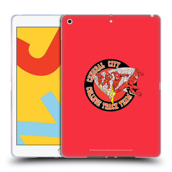 The Flash DC Comics Fast Fashion Central City Soft Gel Case for Apple iPad 10.2 2019/2020/2021