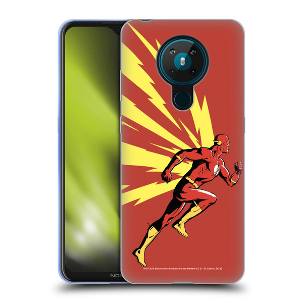 The Flash DC Comics Fast Fashion Running Soft Gel Case for Nokia 5.3