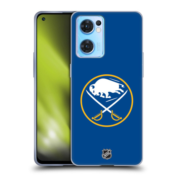 NHL Buffalo Sabres Plain Soft Gel Case for OPPO Reno7 5G / Find X5 Lite