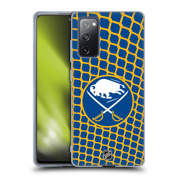 NHL Buffalo Sabres Net Pattern Soft Gel Case for Samsung Galaxy S20 FE / 5G