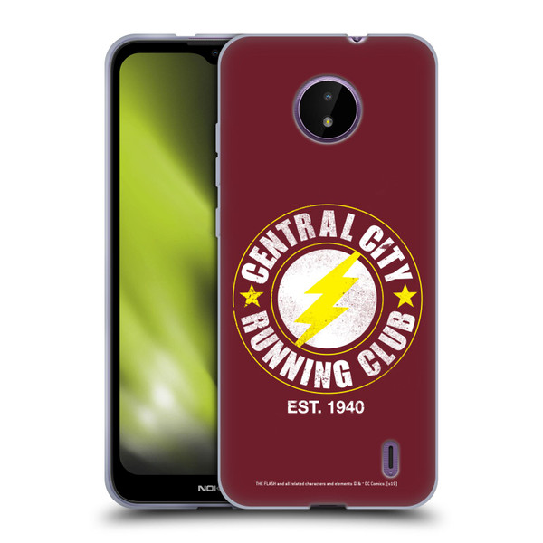 The Flash DC Comics Fast Fashion Running Club Soft Gel Case for Nokia C10 / C20