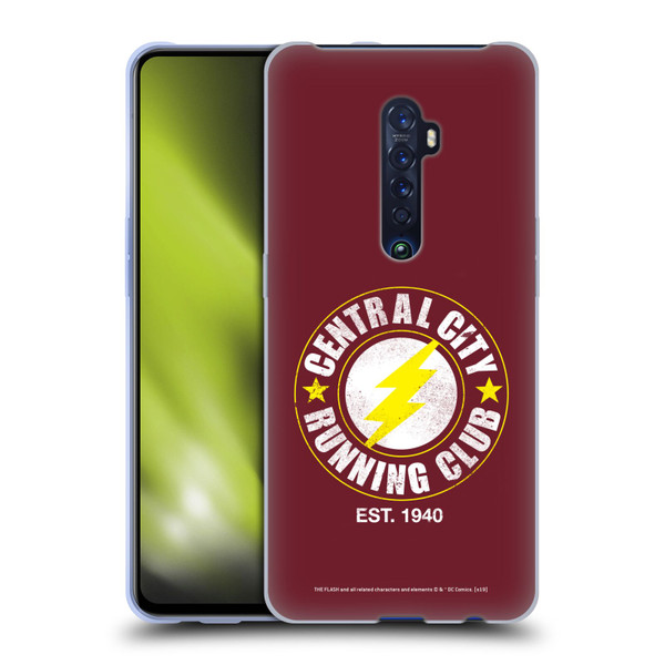 The Flash DC Comics Fast Fashion Running Club Soft Gel Case for OPPO Reno 2