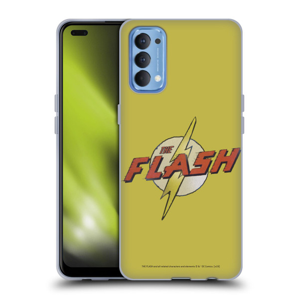 The Flash DC Comics Fast Fashion Logo Soft Gel Case for OPPO Reno 4 5G