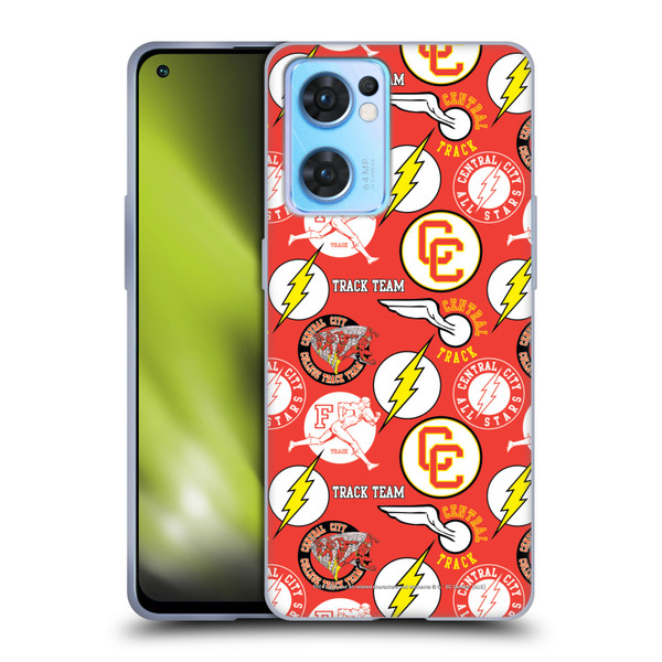 The Flash DC Comics Fast Fashion Pattern Soft Gel Case for OPPO Reno7 5G / Find X5 Lite