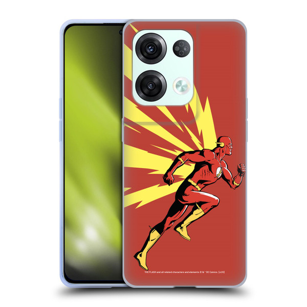 The Flash DC Comics Fast Fashion Running Soft Gel Case for OPPO Reno8 Pro