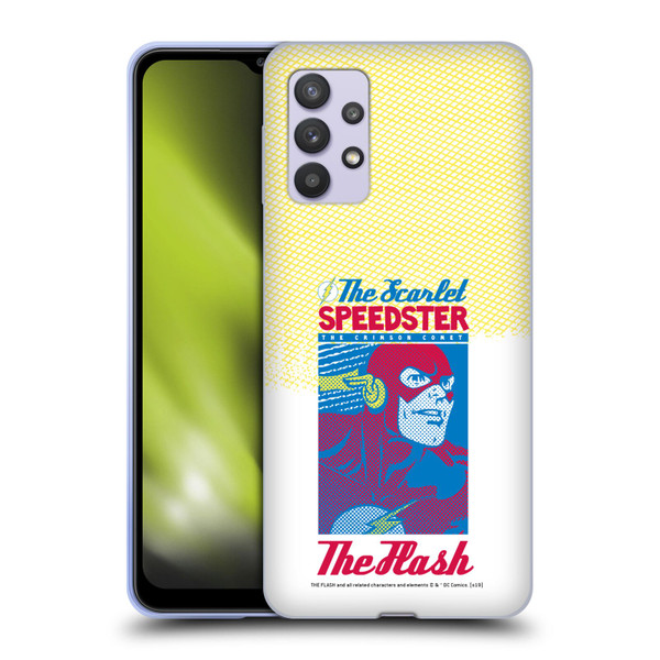 The Flash DC Comics Fast Fashion Scarlet Speedster Soft Gel Case for Samsung Galaxy A32 5G / M32 5G (2021)
