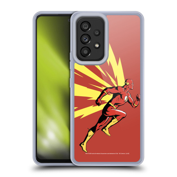 The Flash DC Comics Fast Fashion Running Soft Gel Case for Samsung Galaxy A53 5G (2022)