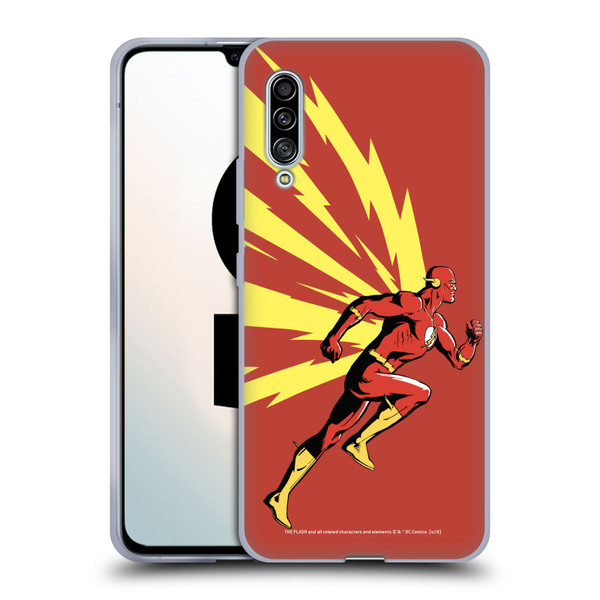 The Flash DC Comics Fast Fashion Running Soft Gel Case for Samsung Galaxy A90 5G (2019)