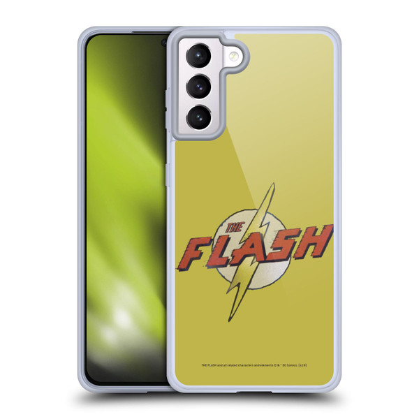 The Flash DC Comics Fast Fashion Logo Soft Gel Case for Samsung Galaxy S21+ 5G