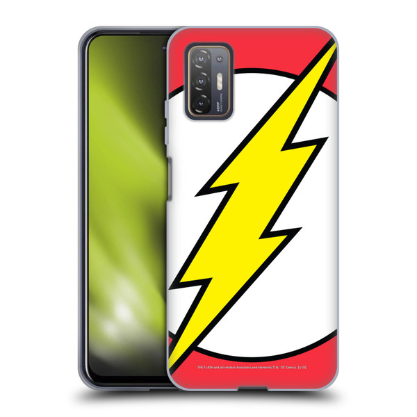 The Flash DC Comics Logo Oversized Soft Gel Case for HTC Desire 21 Pro 5G