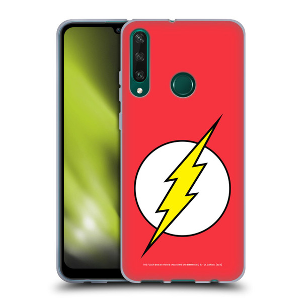 The Flash DC Comics Logo Plain Soft Gel Case for Huawei Y6p