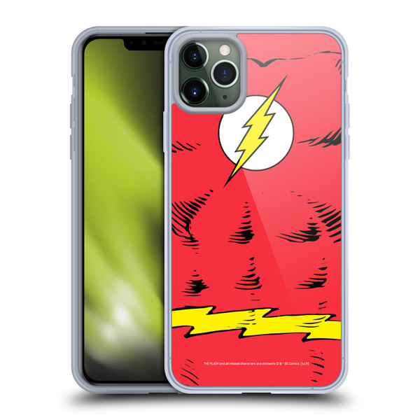 The Flash DC Comics Logo Costume Soft Gel Case for Apple iPhone 11 Pro Max
