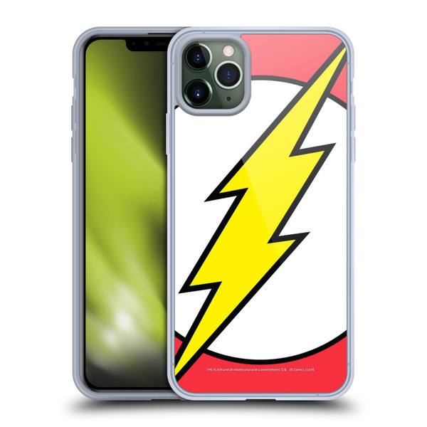The Flash DC Comics Logo Oversized Soft Gel Case for Apple iPhone 11 Pro Max