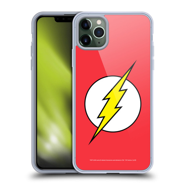 The Flash DC Comics Logo Plain Soft Gel Case for Apple iPhone 11 Pro Max
