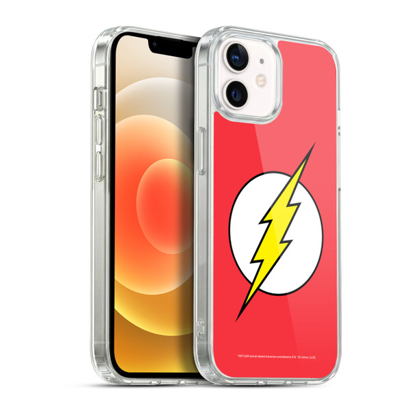 The Flash DC Comics Logo Plain Soft Gel Case for Apple iPhone 12 / iPhone 12 Pro & MagSafe