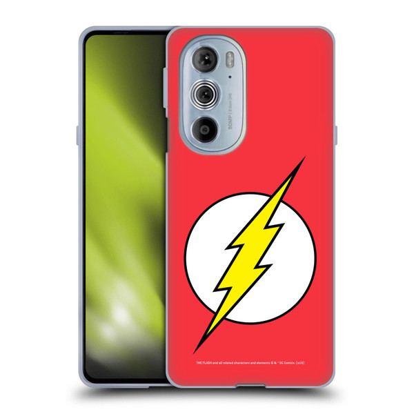 The Flash DC Comics Logo Plain Soft Gel Case for Motorola Edge X30