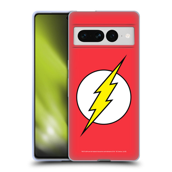 The Flash DC Comics Logo Plain Soft Gel Case for Google Pixel 7 Pro