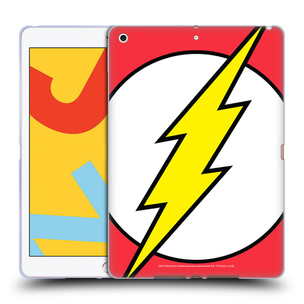 The Flash DC Comics Logo Oversized Soft Gel Case for Apple iPad 10.2 2019/2020/2021