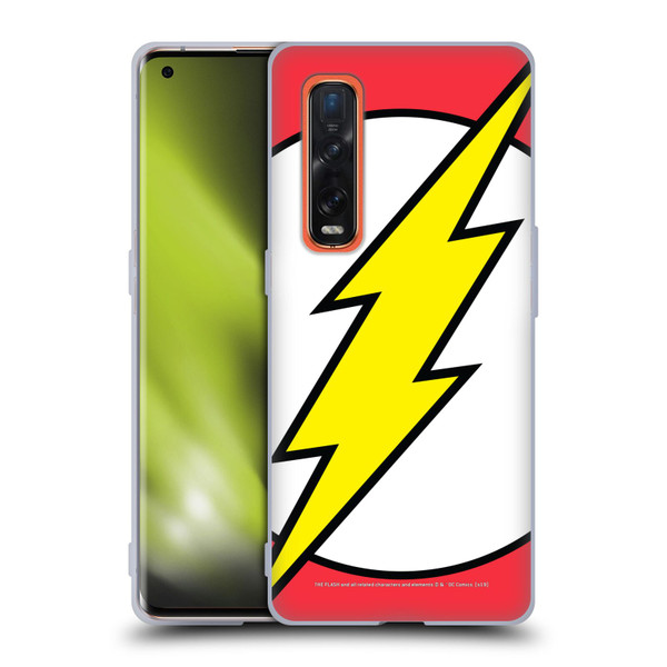 The Flash DC Comics Logo Oversized Soft Gel Case for OPPO Find X2 Pro 5G