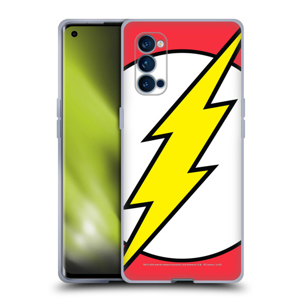 The Flash DC Comics Logo Oversized Soft Gel Case for OPPO Reno 4 Pro 5G