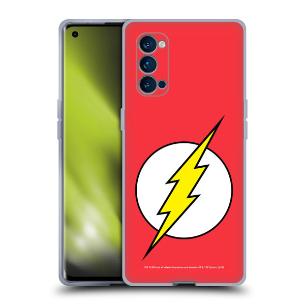 The Flash DC Comics Logo Plain Soft Gel Case for OPPO Reno 4 Pro 5G
