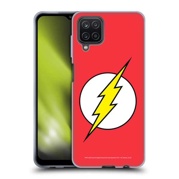 The Flash DC Comics Logo Plain Soft Gel Case for Samsung Galaxy A12 (2020)