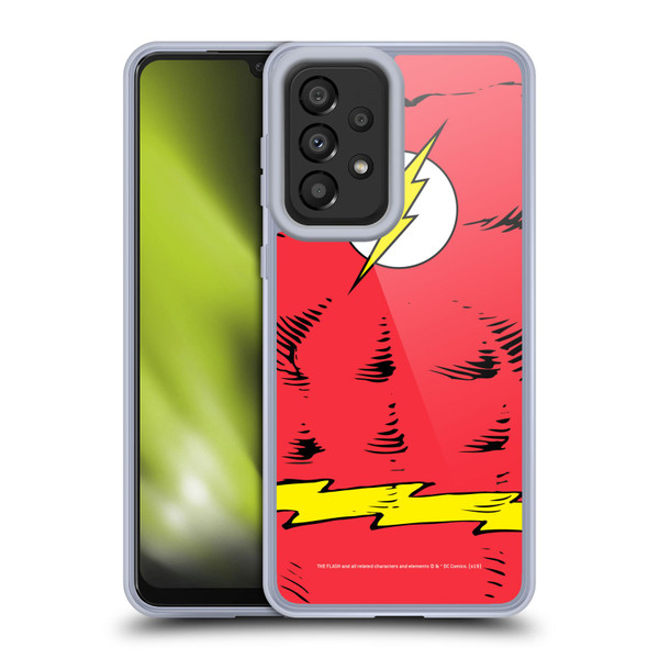 The Flash DC Comics Logo Costume Soft Gel Case for Samsung Galaxy A33 5G (2022)