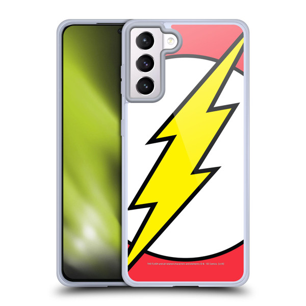 The Flash DC Comics Logo Oversized Soft Gel Case for Samsung Galaxy S21+ 5G