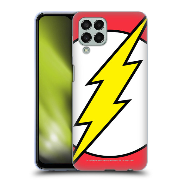 The Flash DC Comics Logo Oversized Soft Gel Case for Samsung Galaxy M33 (2022)