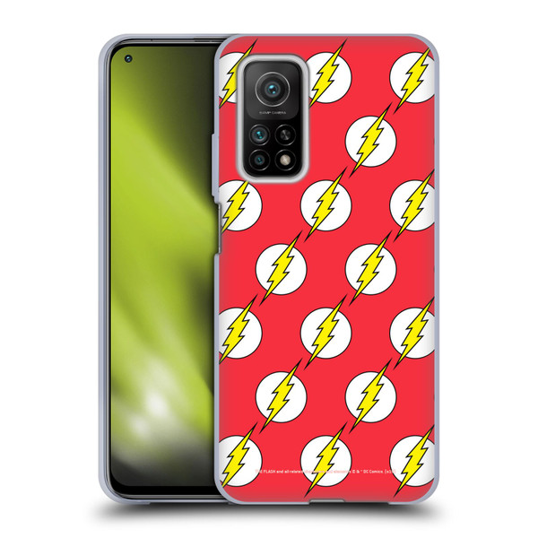 The Flash DC Comics Logo Pattern Soft Gel Case for Xiaomi Mi 10T 5G