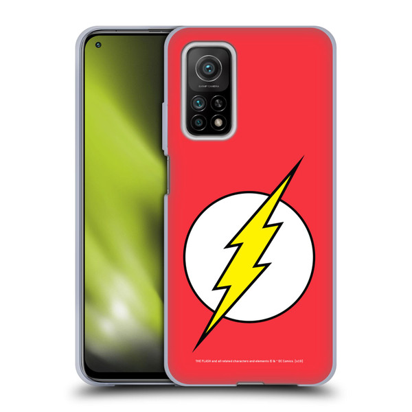 The Flash DC Comics Logo Plain Soft Gel Case for Xiaomi Mi 10T 5G