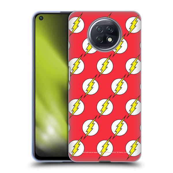 The Flash DC Comics Logo Pattern Soft Gel Case for Xiaomi Redmi Note 9T 5G